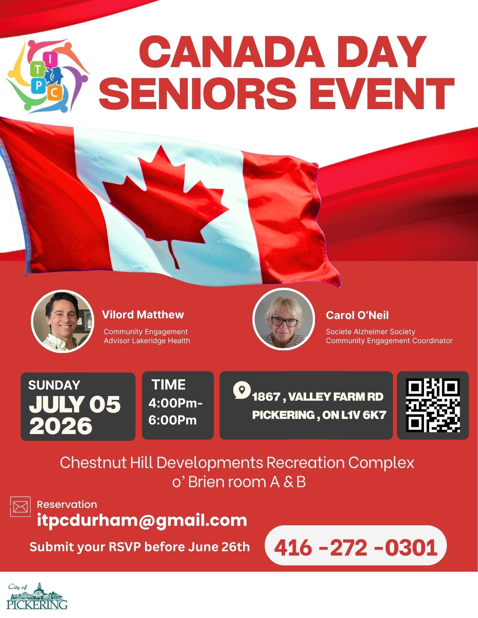 ITPC CANADA DAY JULY 5 2026 EVENT
