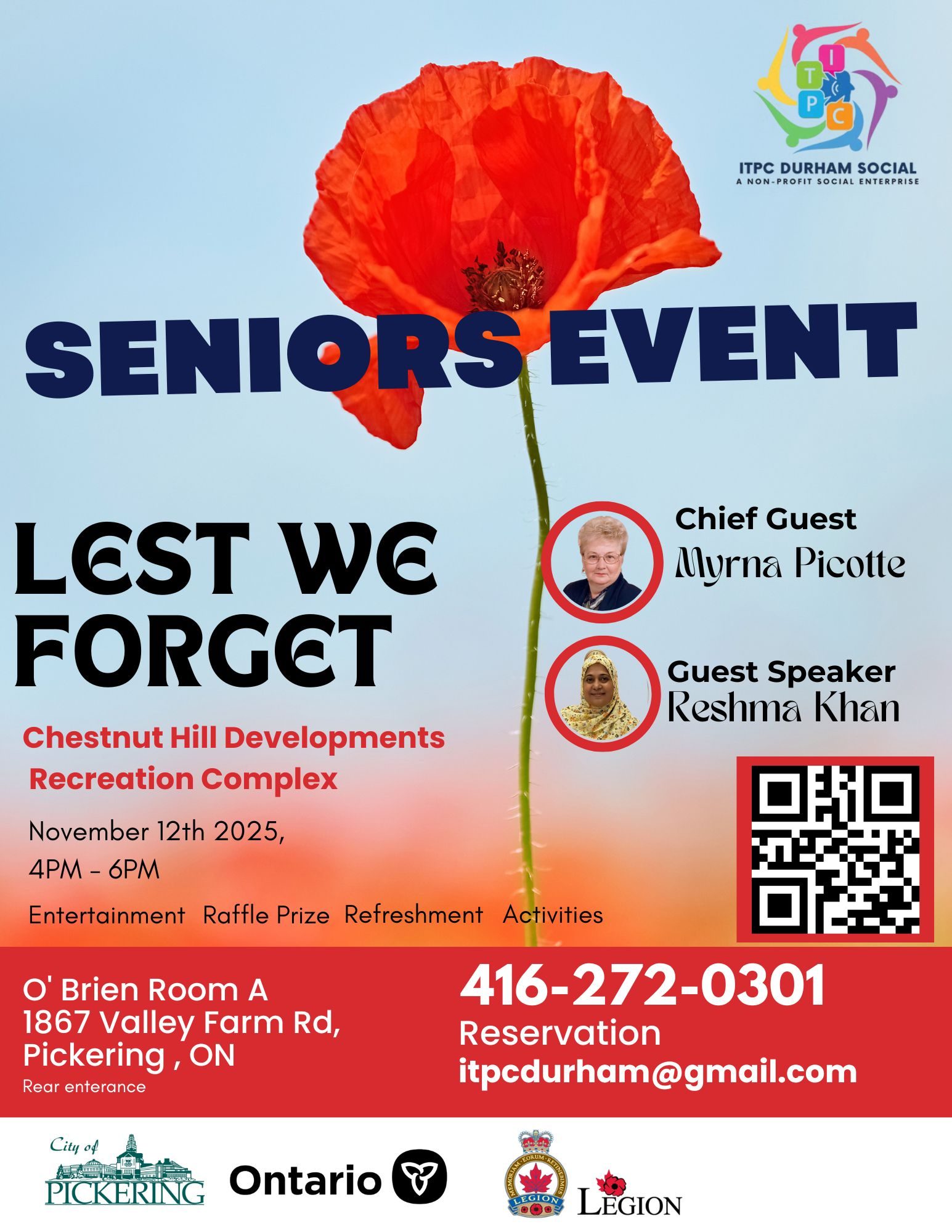 ITPC Senior Event Lest We Forget November 12 2025